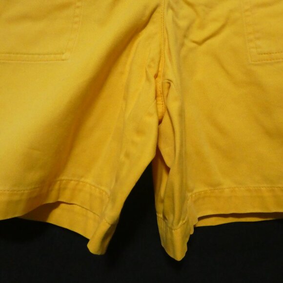 JONES NEW YORK SPORT | size 10 | Yellow Casual Shorts | 100% Cotton - Picture 7 of 16